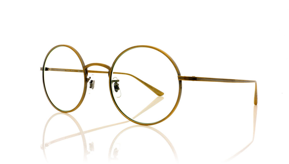 Oliver Peoples After Midnight 0OV1197ST 51243W Antique Gold Glasses - Angle
