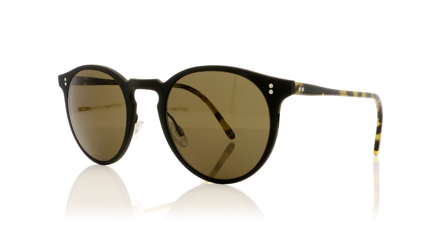 Oliver Peoples Elias OV1208S 523271 Matte Black Sunglasses - Angle