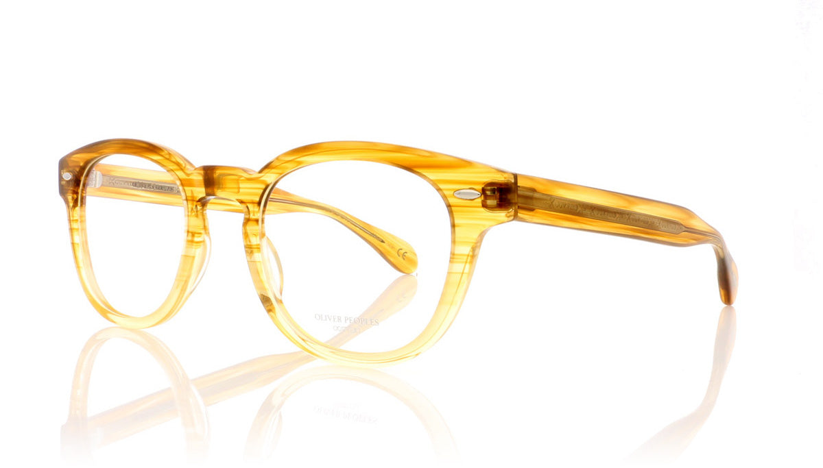 Oliver Peoples Sheldrake OV5036 1507 Vintage Surf Brown Glasses - Angle