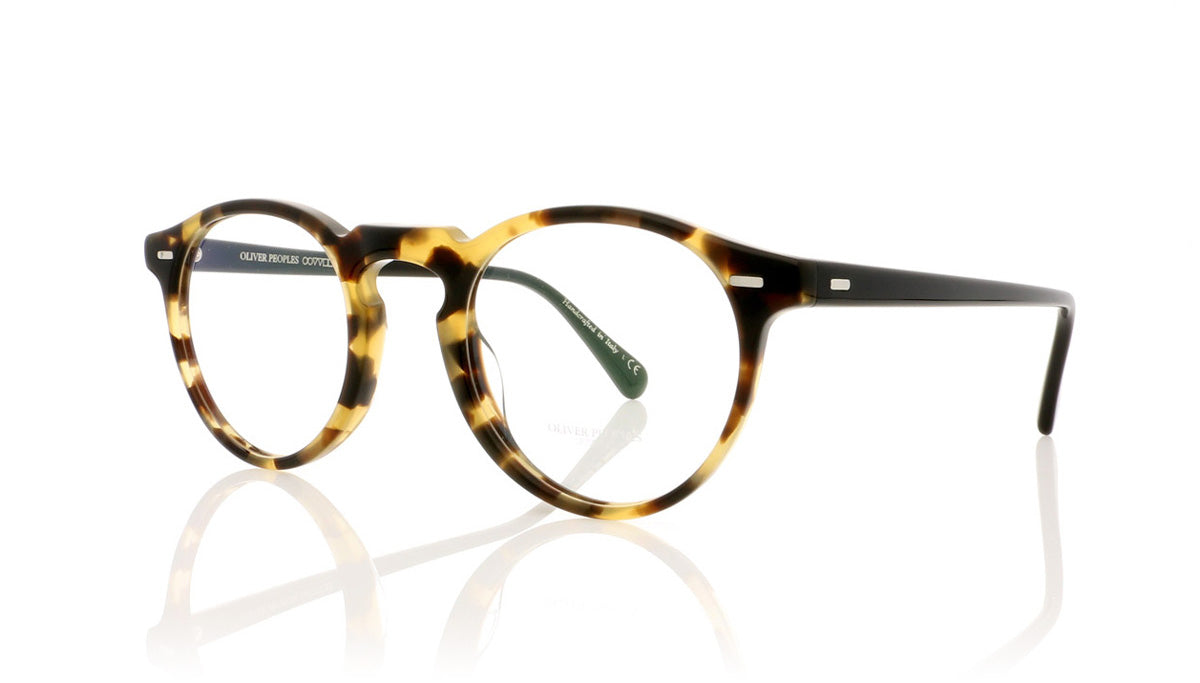 Oliver Peoples Gregory Peck 0OV5186 1610 Hickory Tortoise Glasses - Angle