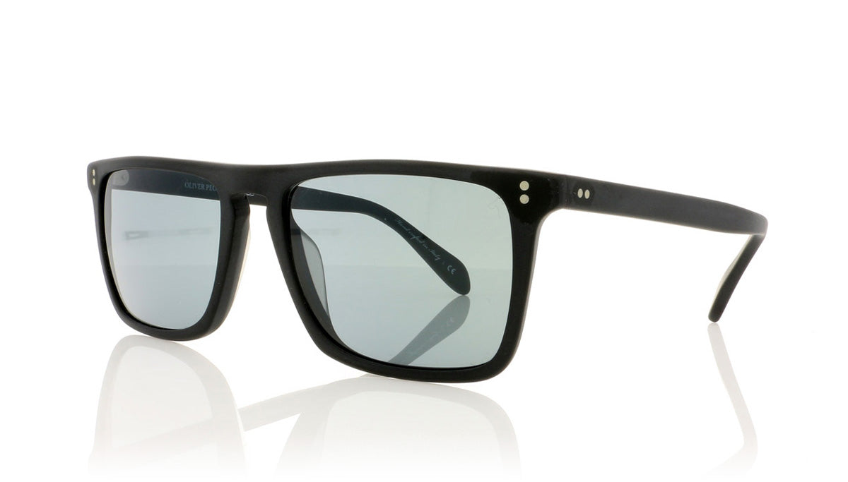 Oliver Peoples Bernardo OV5189S 1031R8 Semi Matte Black Sunglasses - Angle