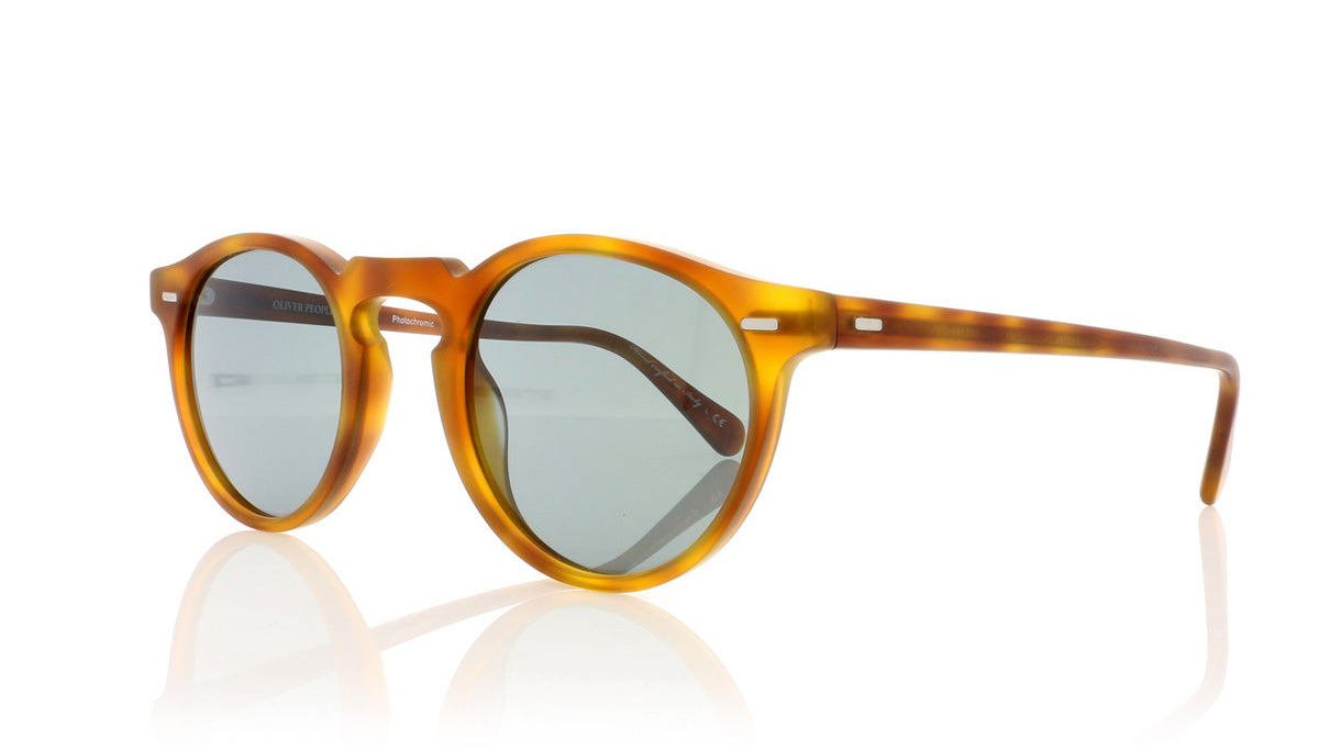 Oliver Peoples Gregory Peck OV5217S 1483R8 Semi Matte Light Brown Sunglasses - Angle