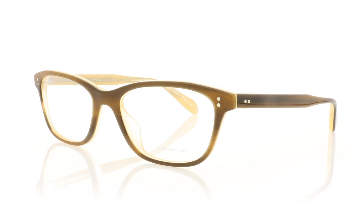 Oliver Peoples Ashton 1281 Tortoise Glasses - Angle
