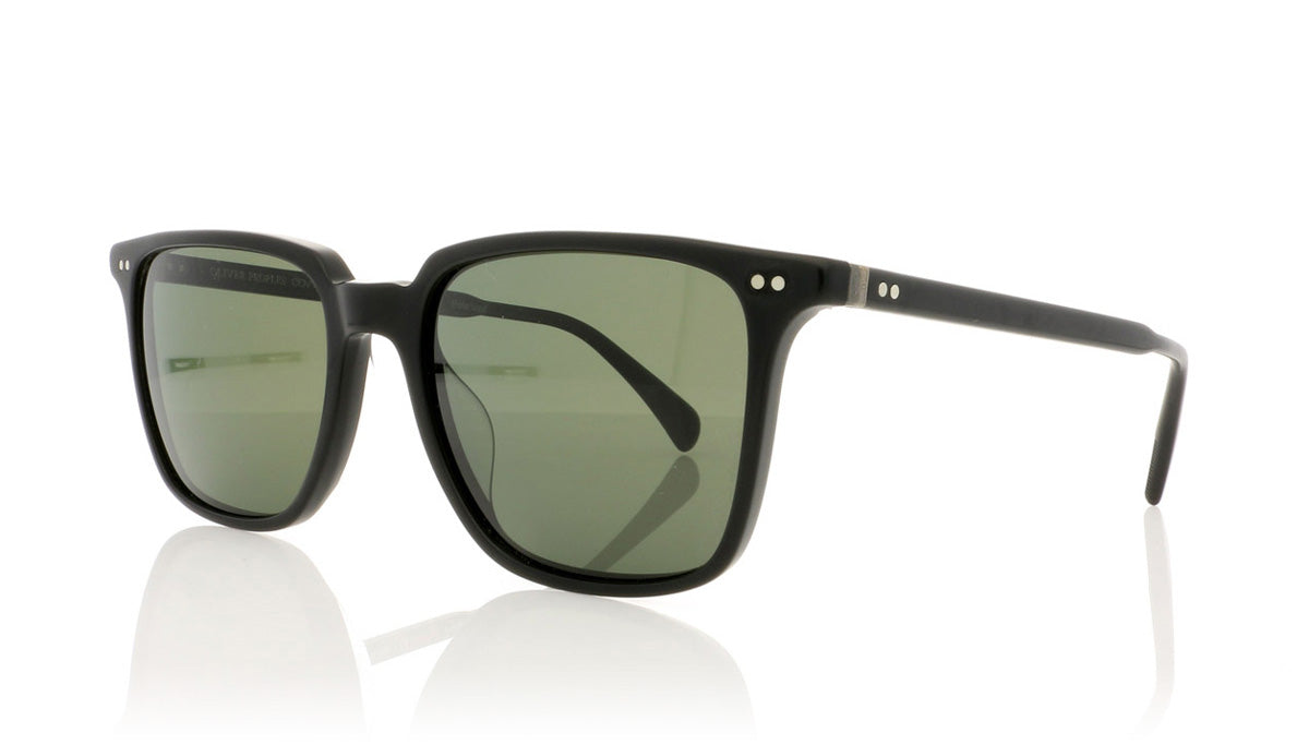 Oliver Peoples Opll Sunglasses OV5316SU 1465P1 Semi Matte Black Sunglasses - Angle