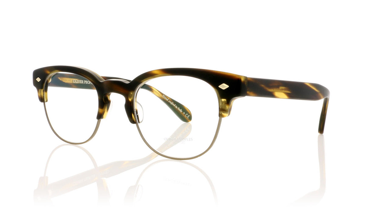 Oliver Peoples Hendon LA OV5331U 1474 Semi Matte Cocobolo Glasses - Angle