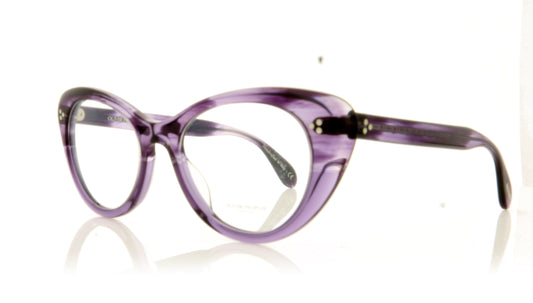 Oliver Peoples Rishell 1682 Dark Lilac Vsb Glasses - Angle