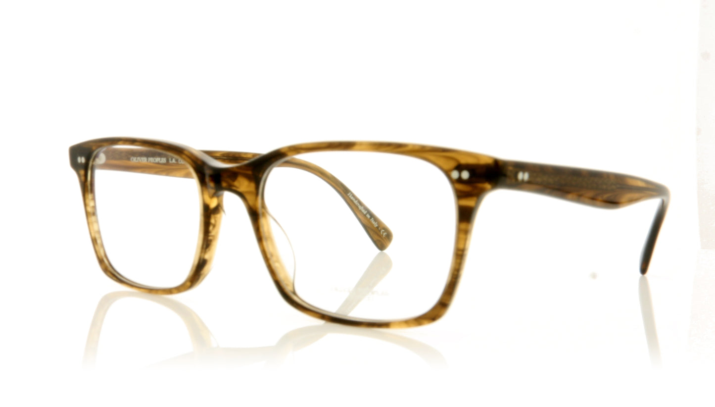 Oliver Peoples 0OV5446U Nisen 1689 Sepia Smoke Glasses - Angle