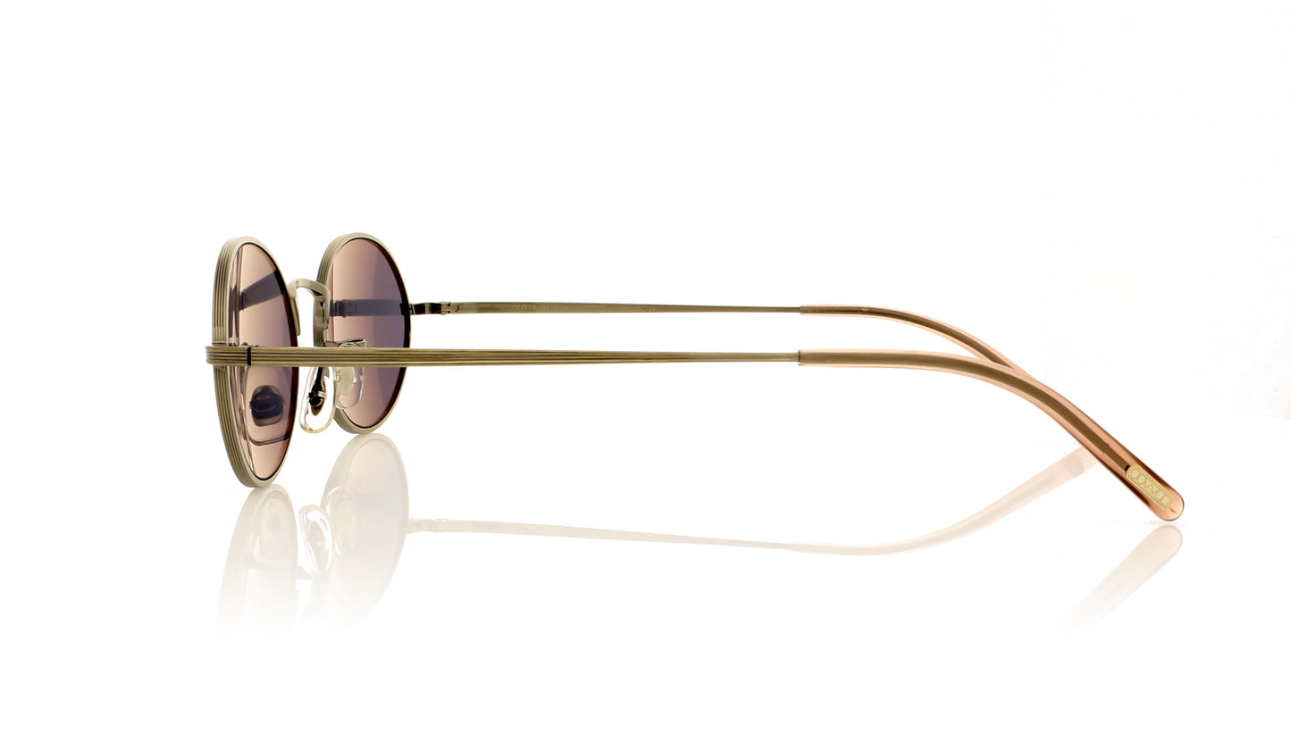 Oliver Peoples Empire Suite OV1207S 5039R5 Antique gold Sunglasses - Side