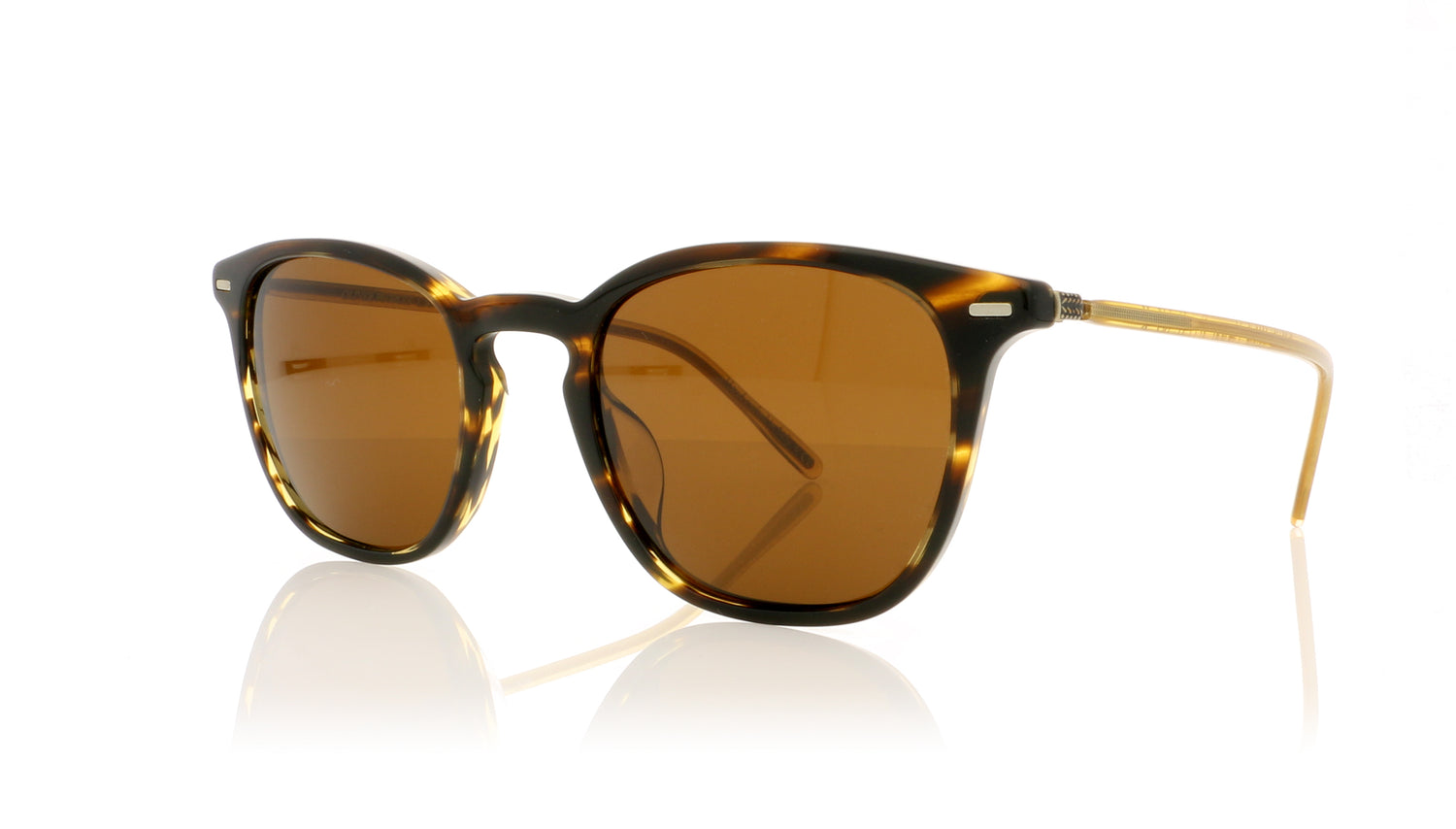Oliver Peoples Heaton OV5364SU 1003N9 Cocobolo Sunglasses - Angle