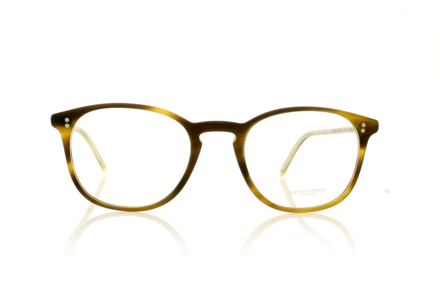 Oliver Peoples Finley Vintage 1318 Moss Tortoise Glasses - Front