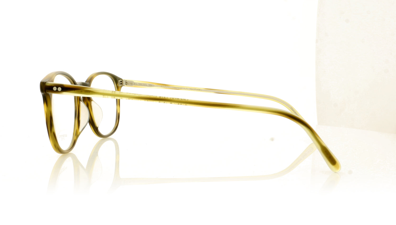 Oliver Peoples Finley Vintage 1318 Moss Tortoise Glasses - Side