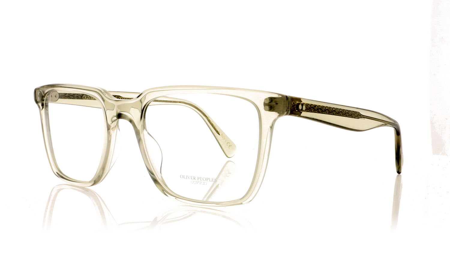 Oliver Peoples OV5419U Lachman 1612 Smoked Clear Glasses - Angle