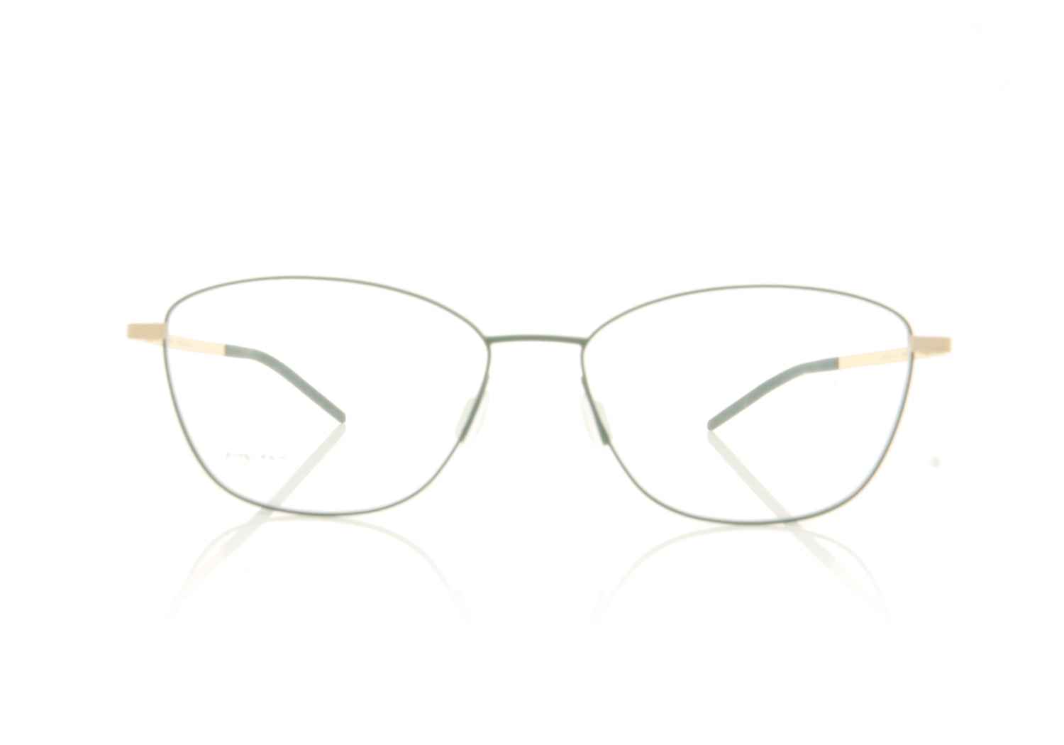 Ørgreen Celestial 1122 Mat Green Glasses - Front