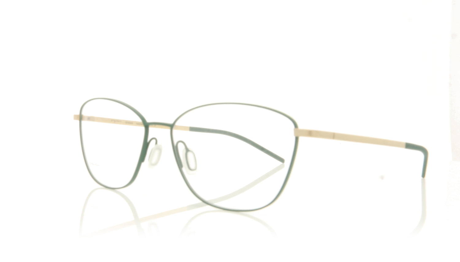 Ørgreen Celestial 1122 Mat Green Glasses - Angle