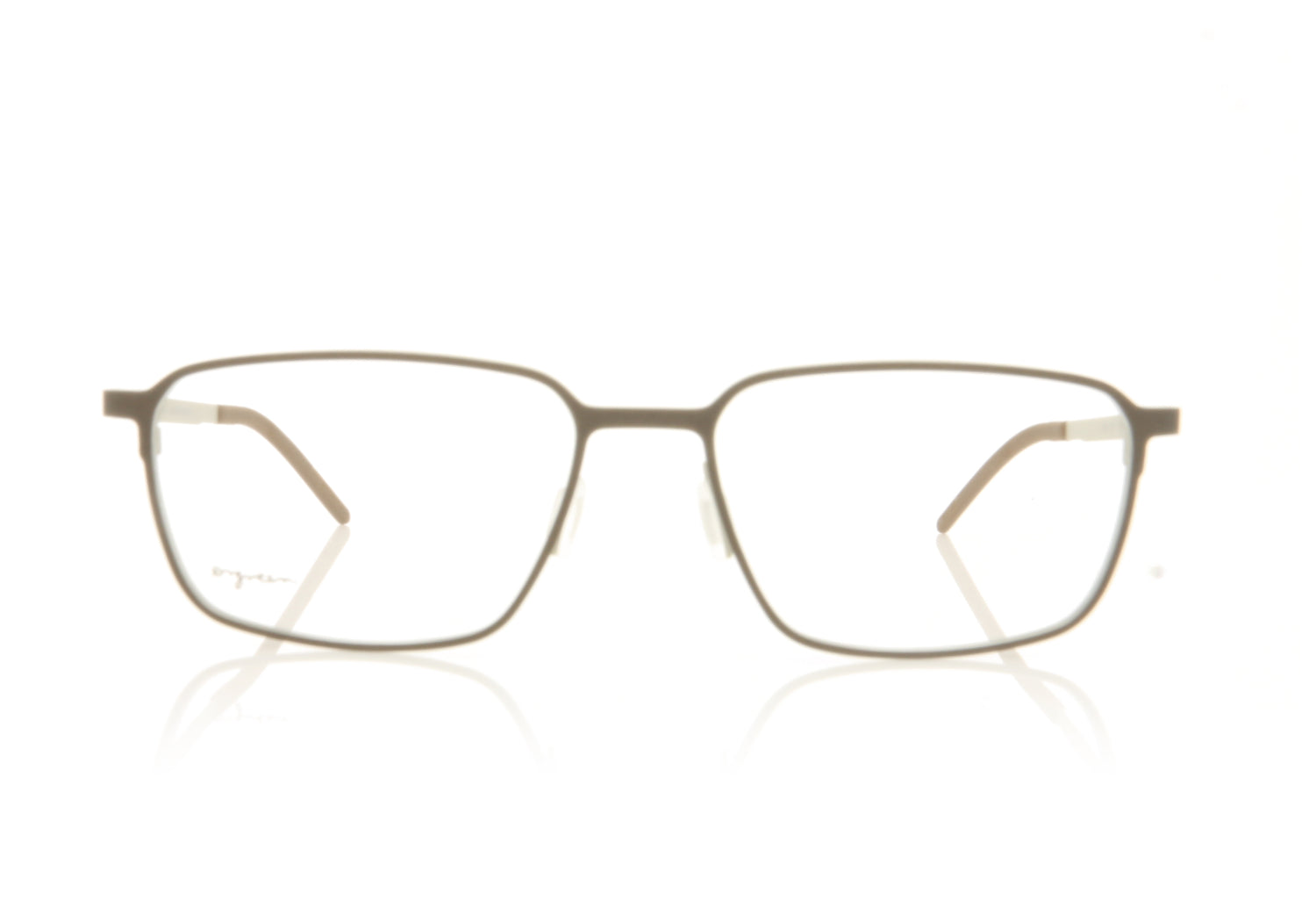 Ørgreen Fangio 1097 Mat Brown Mat Silver Glasses - Front