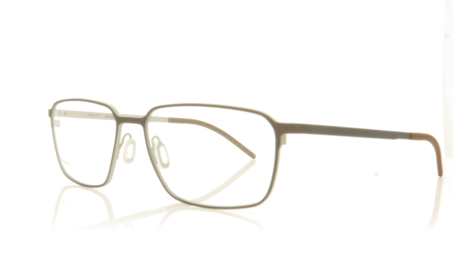 Ørgreen Fangio 1097 Mat Brown Mat Silver Glasses - Angle