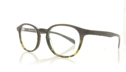 Ørgreen Hesh A092 Almost Black Green Marble Glasses - Angle