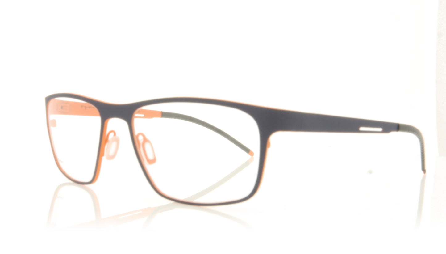 Ørgreen Javier 645 Mat Navy Blue Mat Orange Glasses - Angle