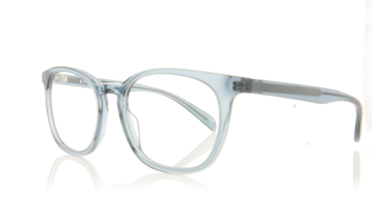 Ørgreen Kim A082 Clear Stone Blue Glasses - Angle