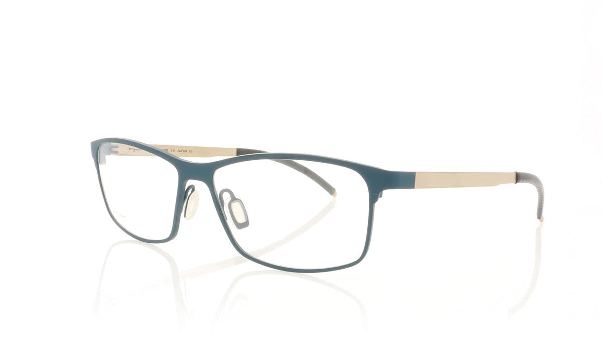 Ørgreen Oxford 533 Mat Teal Glasses - Angle
