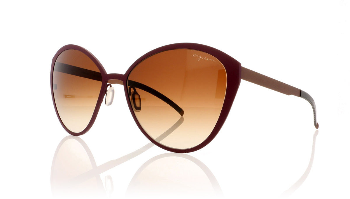 Ørgreen Sunbeam 692 Mat Burgundy Red Sunglasses - Angle
