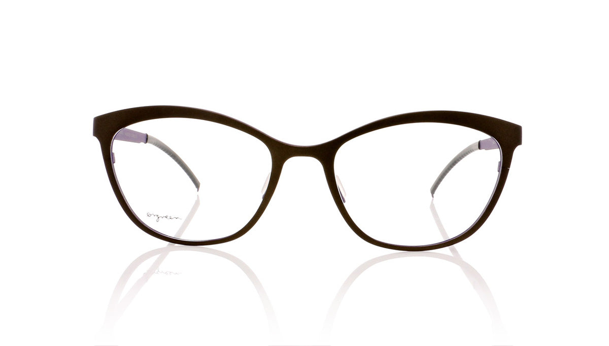 Ørgreen Suzie Blue 629 Mat Olive Brown Glasses - Front