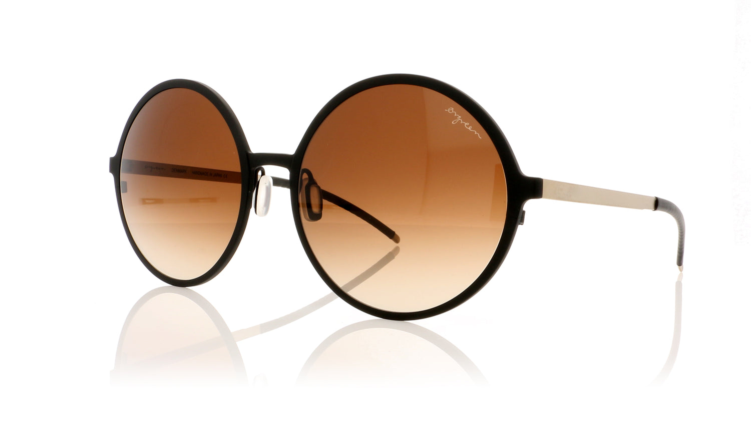 Ørgreen Yoko 466 Matte black Sunglasses - Angle