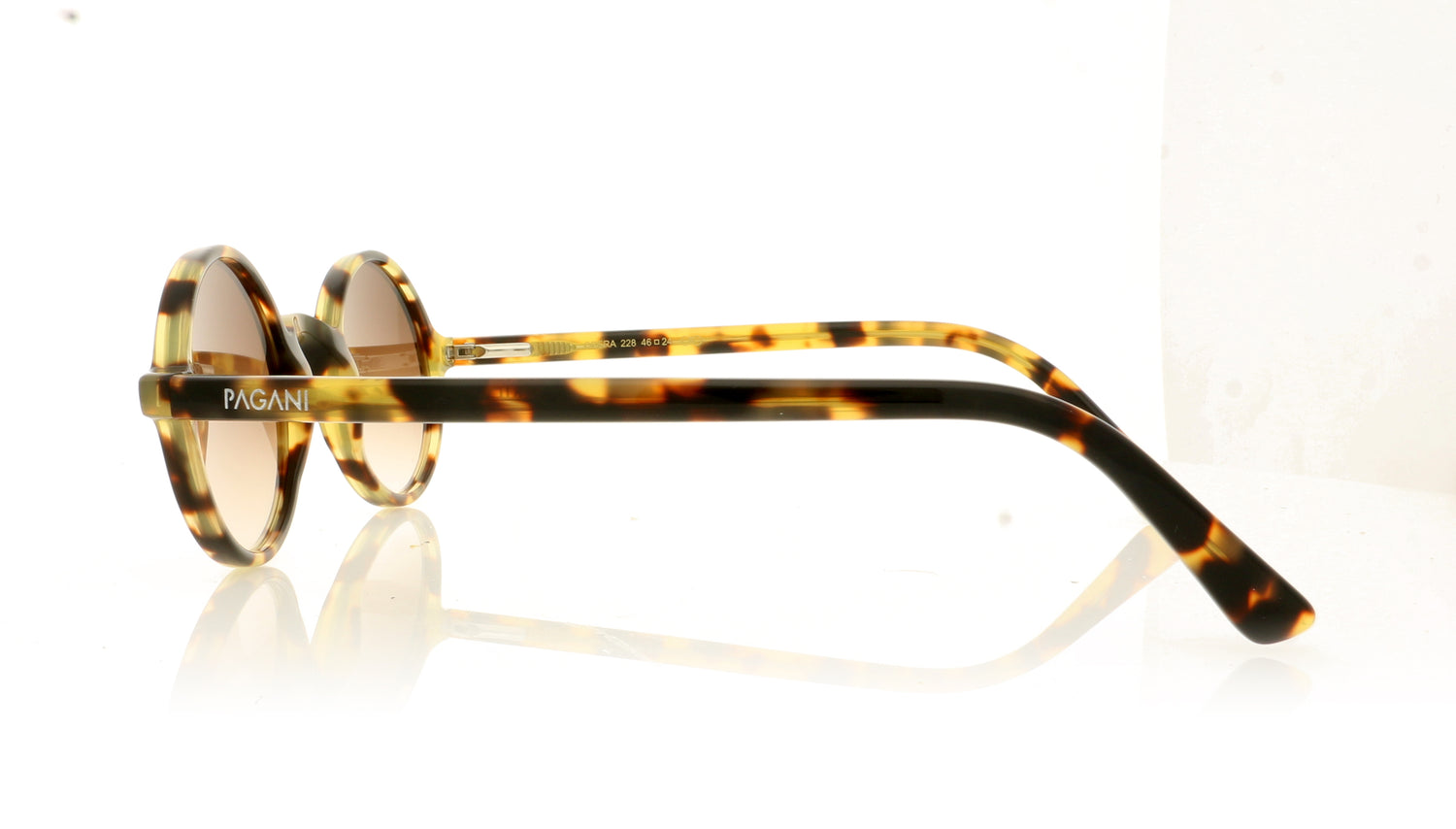 Pagani Opera 228 Tortoise Sunglasses - Side