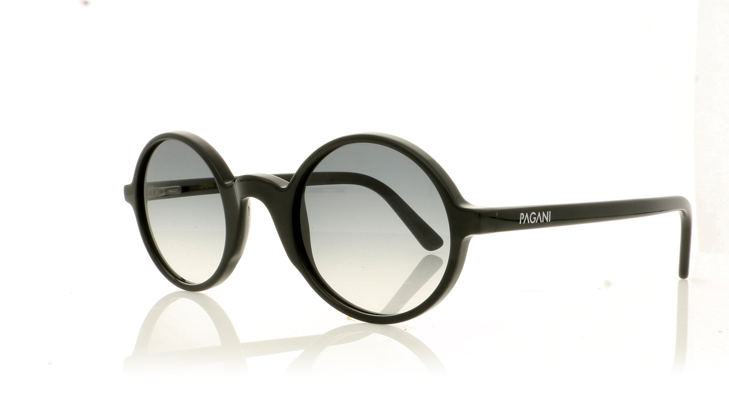Pagani Opera 97A Black Sunglasses - Angle