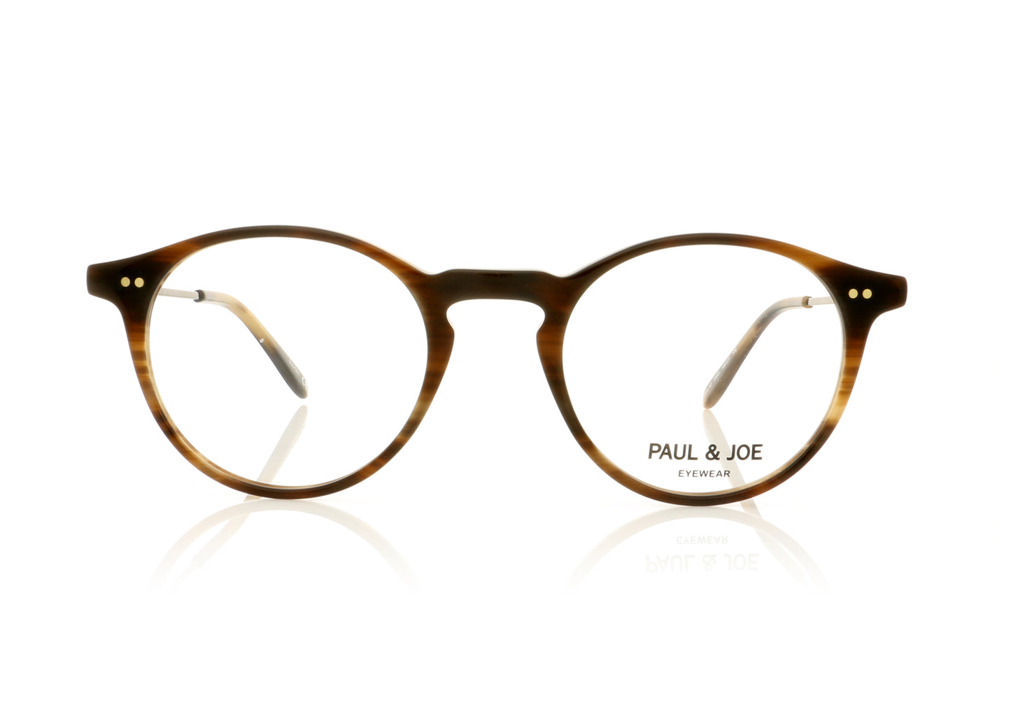 Paul & Joe Kaal 52 E445 Crystal Honey Tortoise Glasses - Front