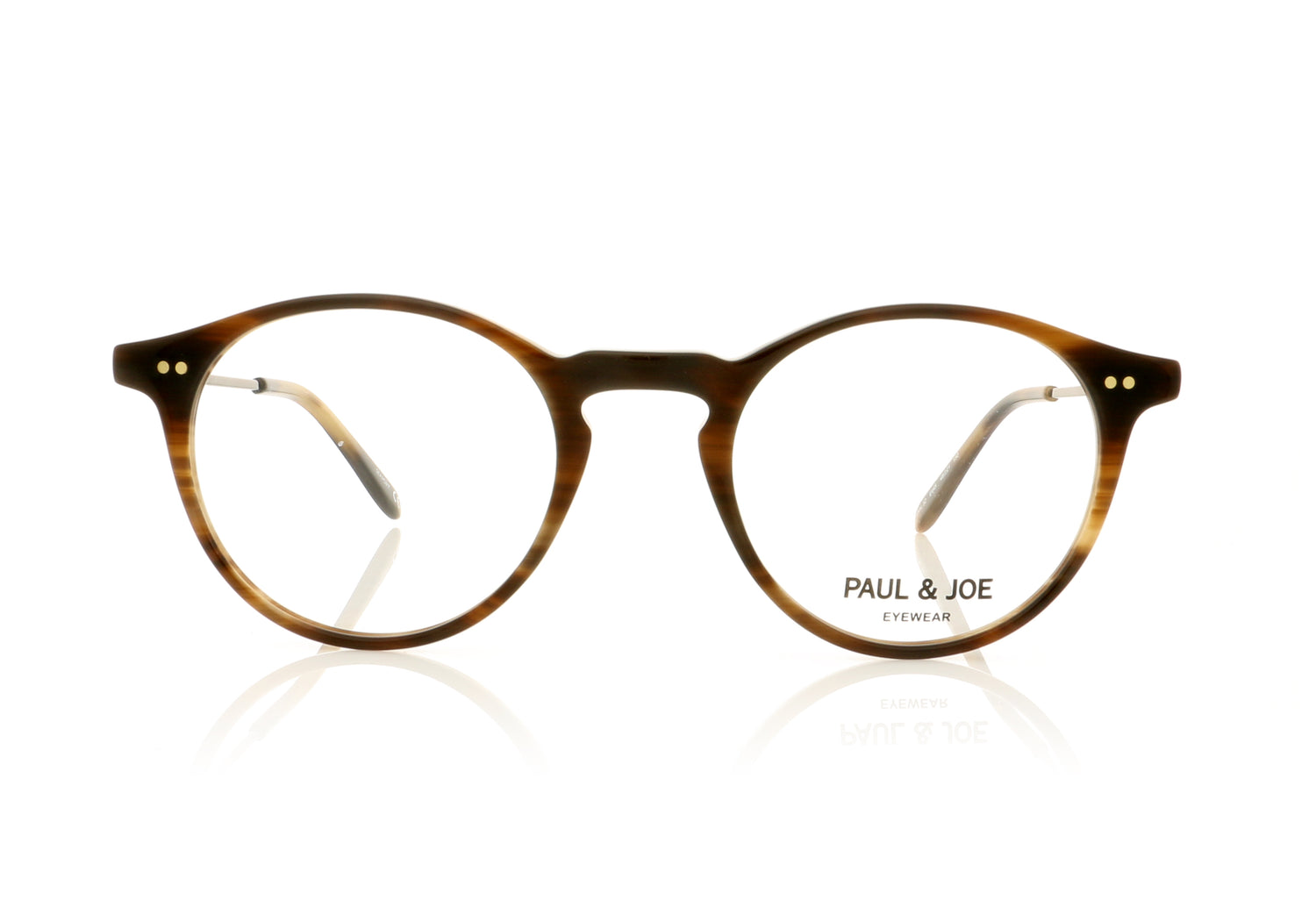 Paul & Joe Kaal 52 E445 Crystal Honey Tortoise Glasses - Front