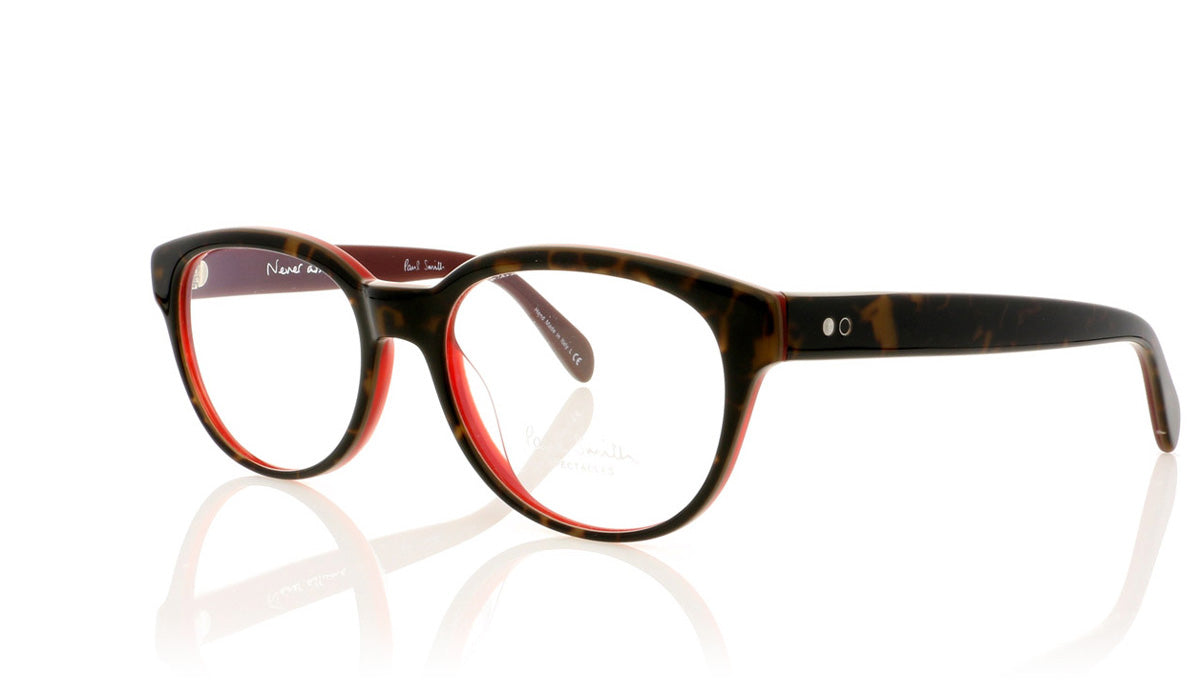 Paul Smith PM8165 1228 Tort Burgundy Grad Glasses - Angle
