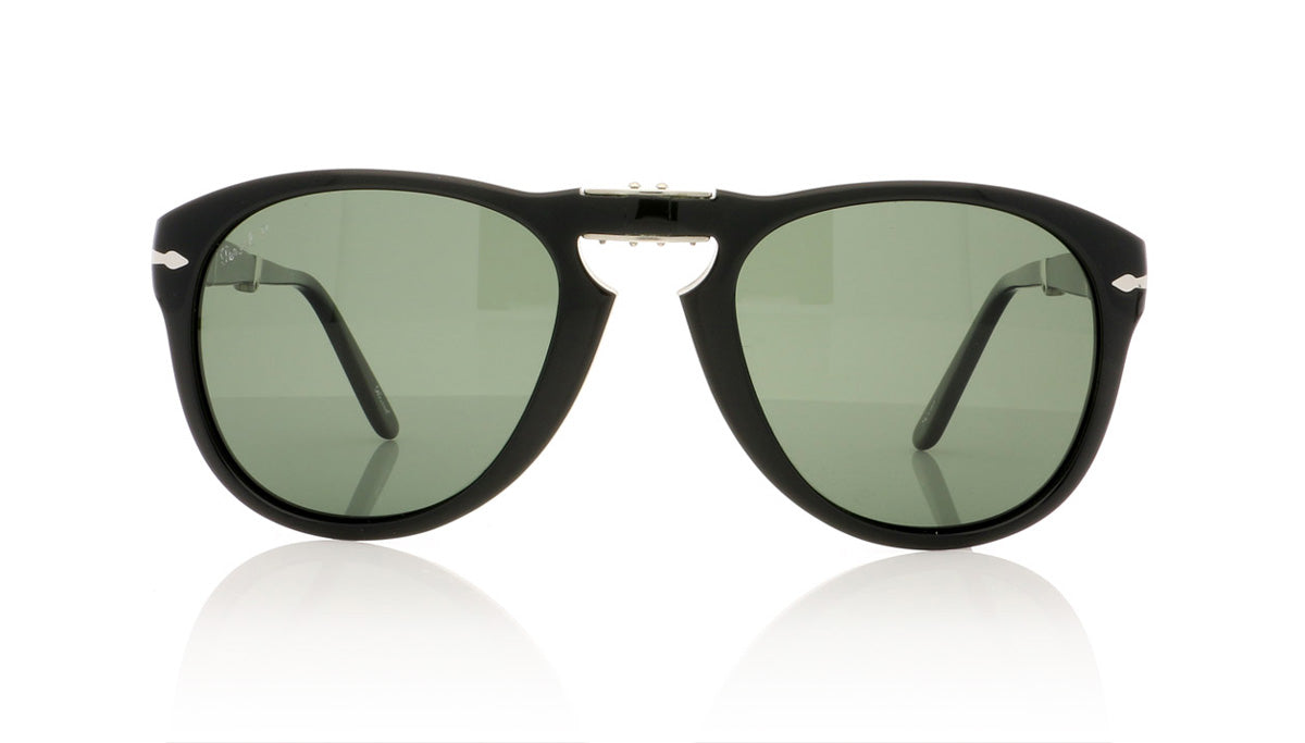 Persol 714 95/58 Black Polar Sunglasses - Front