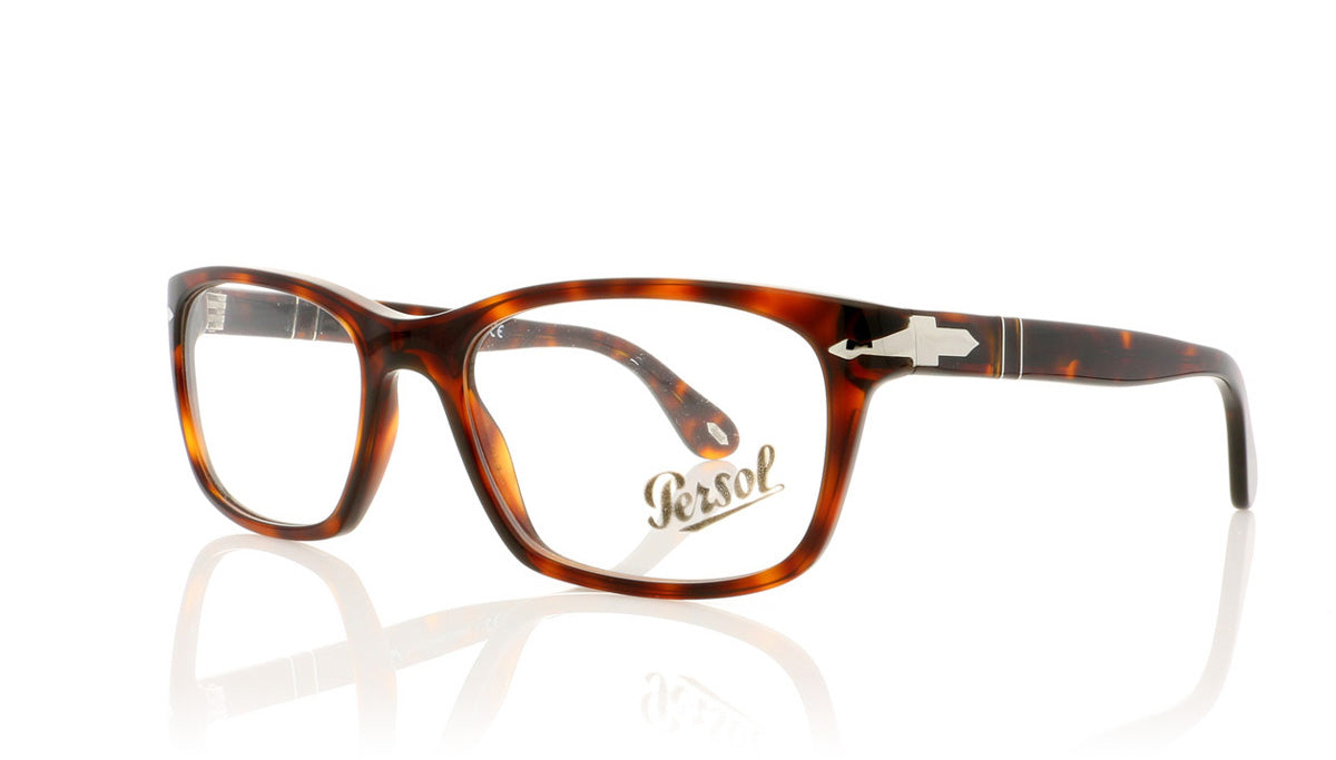 Persol 3012-V 24 Havana Glasses - Angle