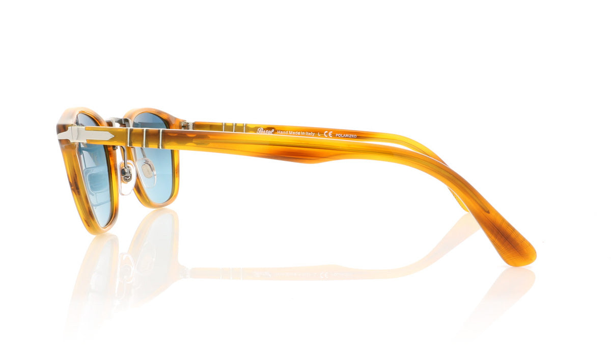 Persol 3110-S 960/S3 Strpd Brn Sunglasses - Side