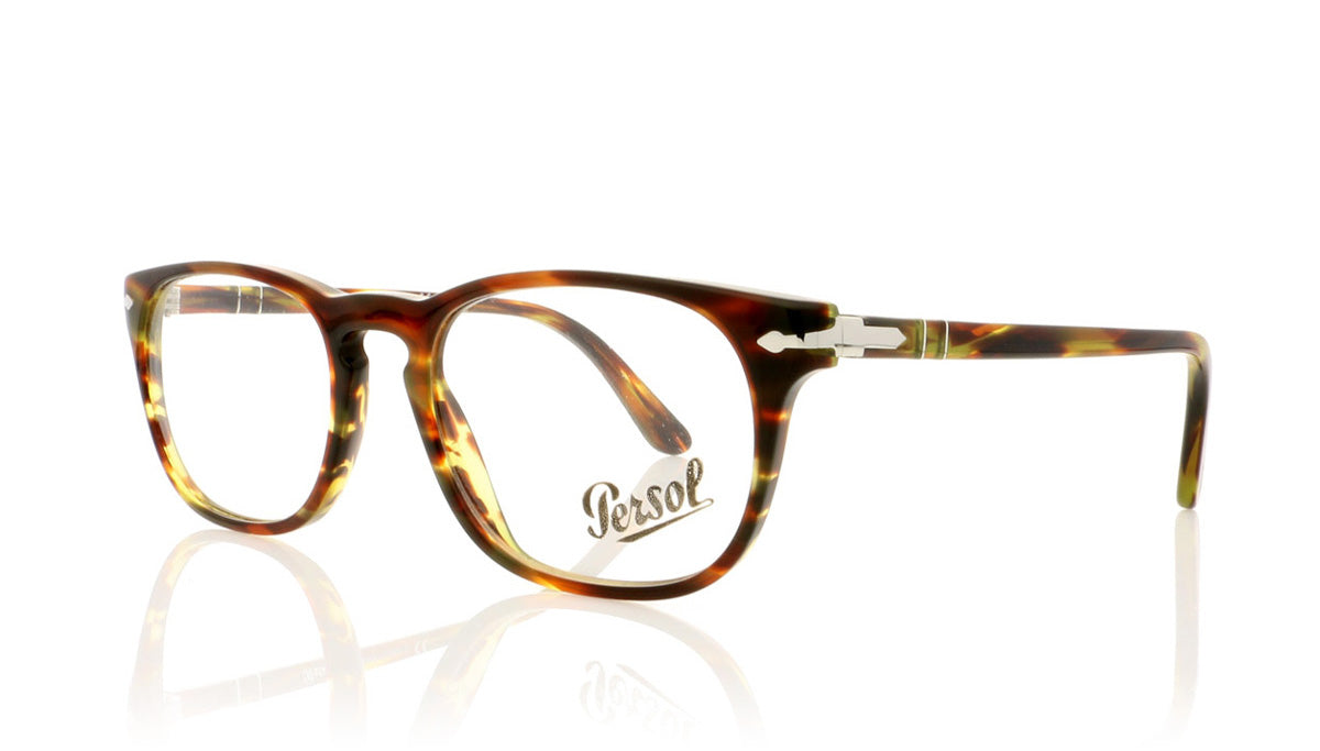 Persol 3121V 938 Green Glasses - Angle