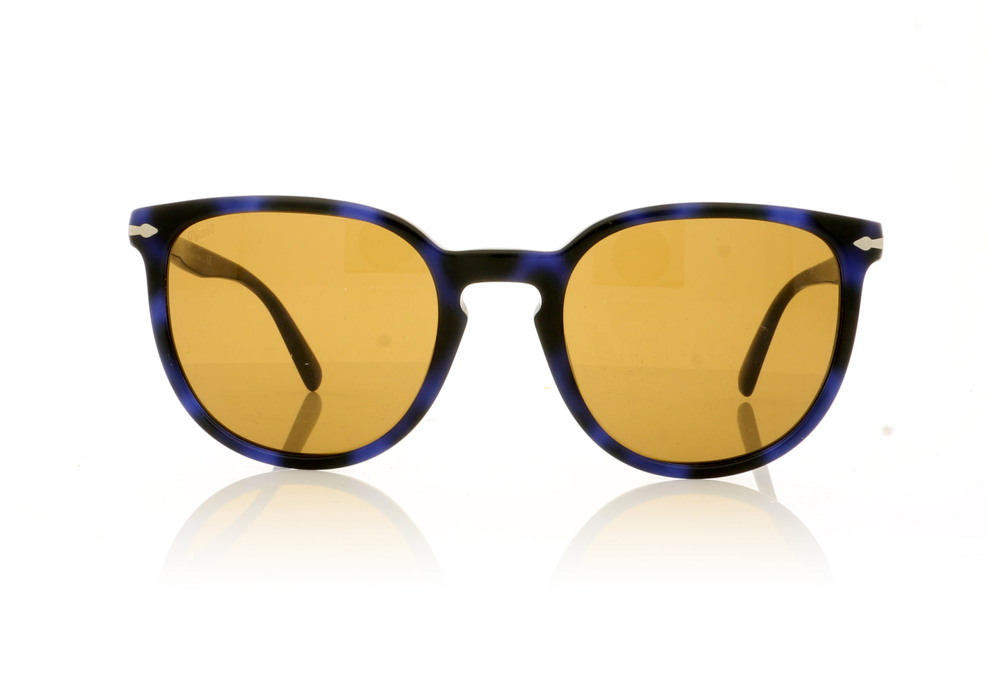 Persol 0PO3226S 109953 Havana Blue Sunglasses - Front