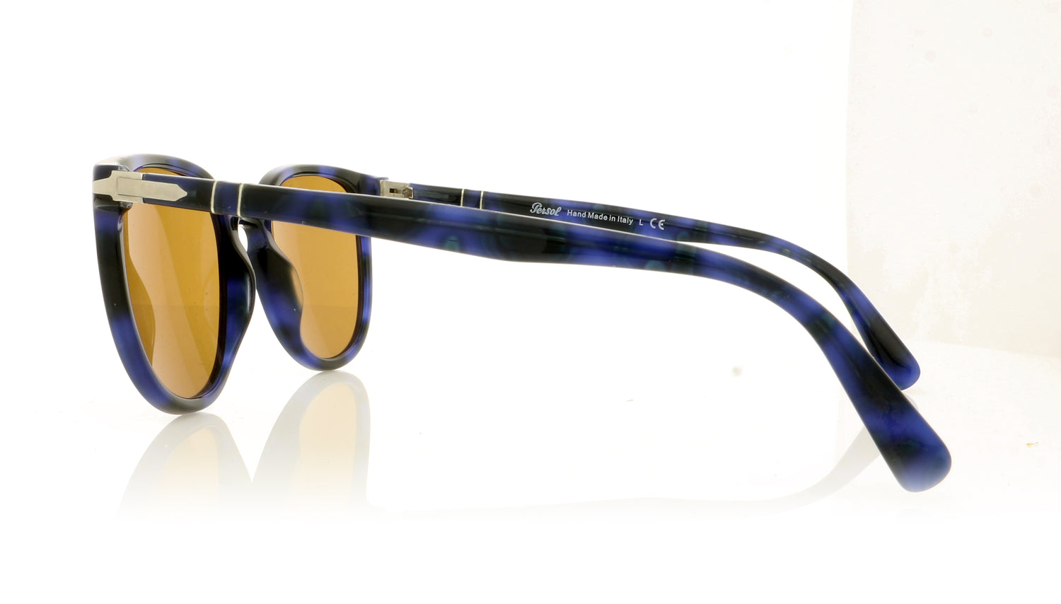 Persol 0PO3226S 109953 Havana Blue Sunglasses - Side