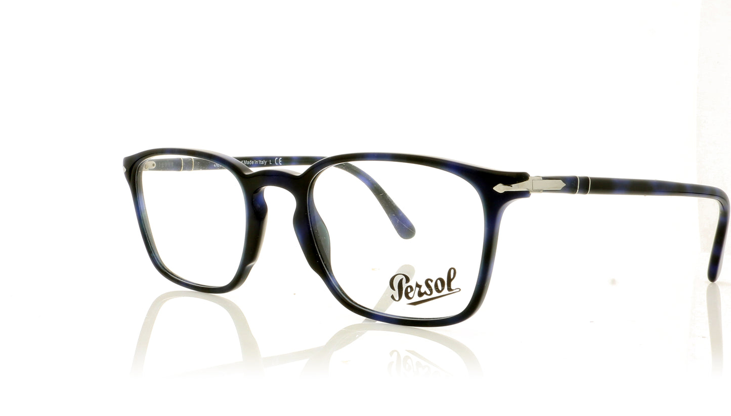 Persol 0PO3227V 1099 Blue Grid Glasses - Angle