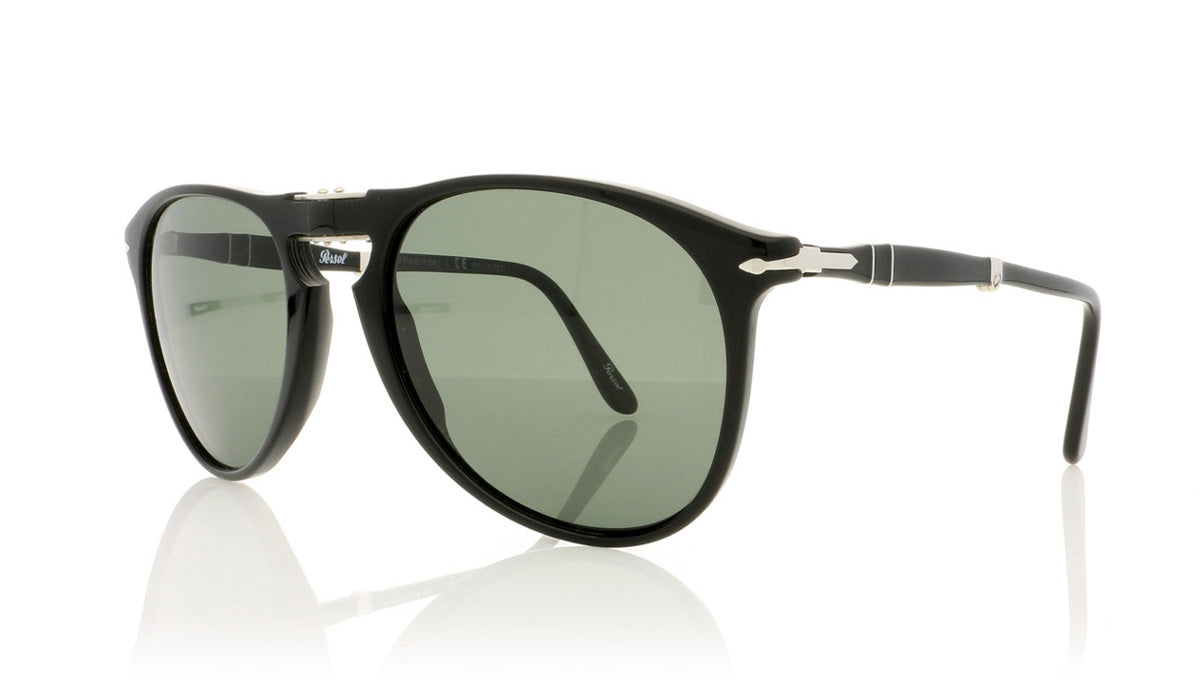Persol 9714-S 95/58 Black Polar Sunglasses - Angle