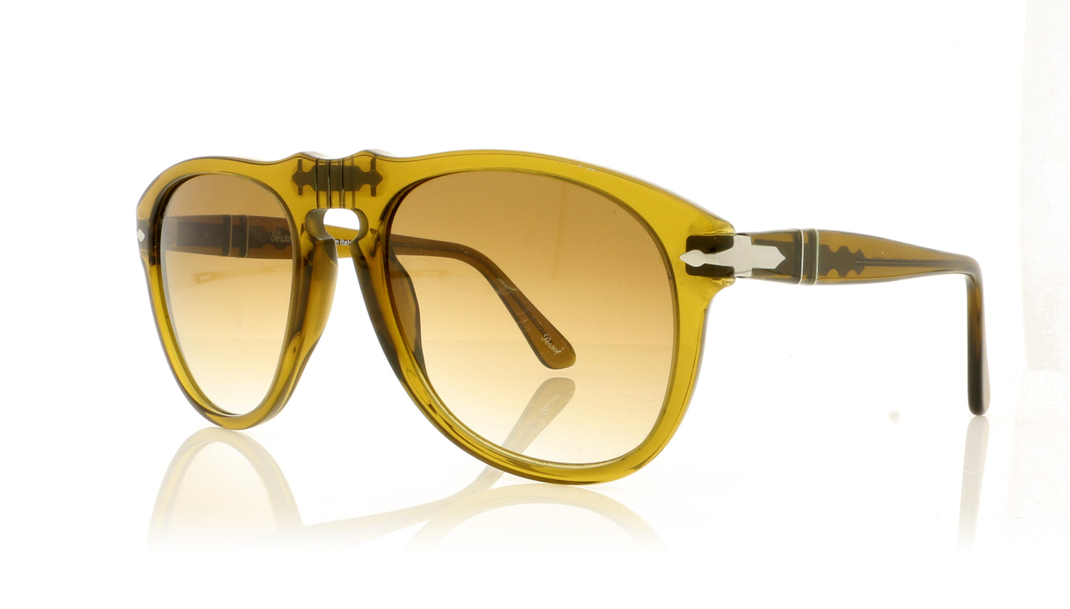 Persol 0PO0649 1117 Smoked Sunglasses - Angle