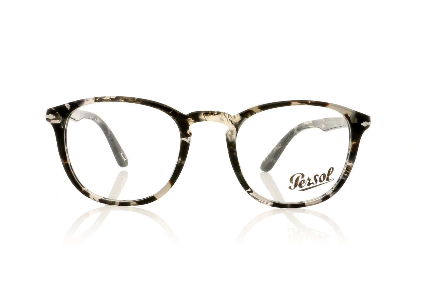 Persol PO3143-V 1080 Black Marble Glasses - Front