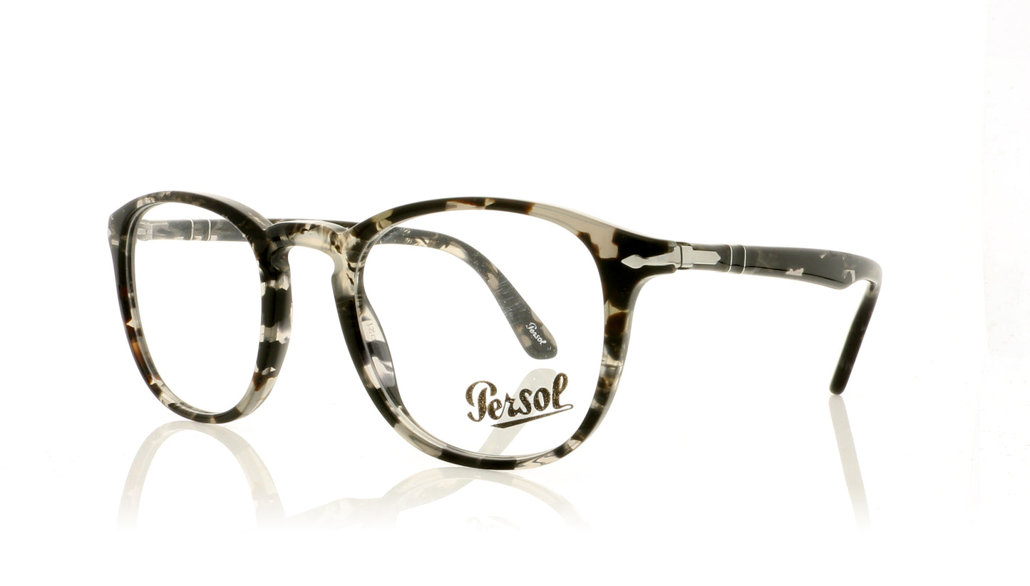 Persol PO3143-V 1080 Black Marble Glasses - Angle