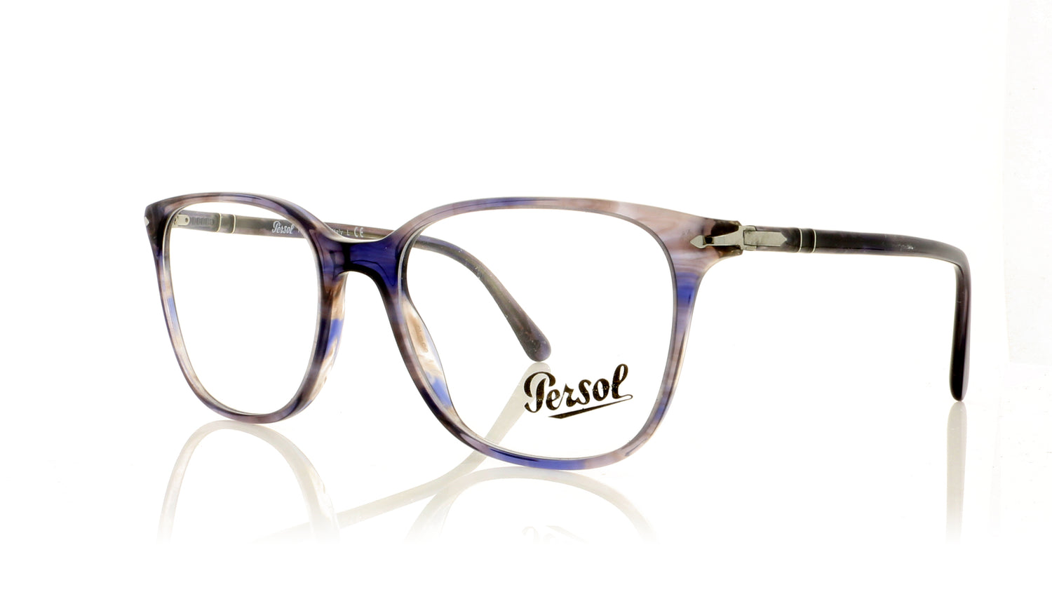 Persol PO3203-V 1083 Blue Marble Glasses - Angle