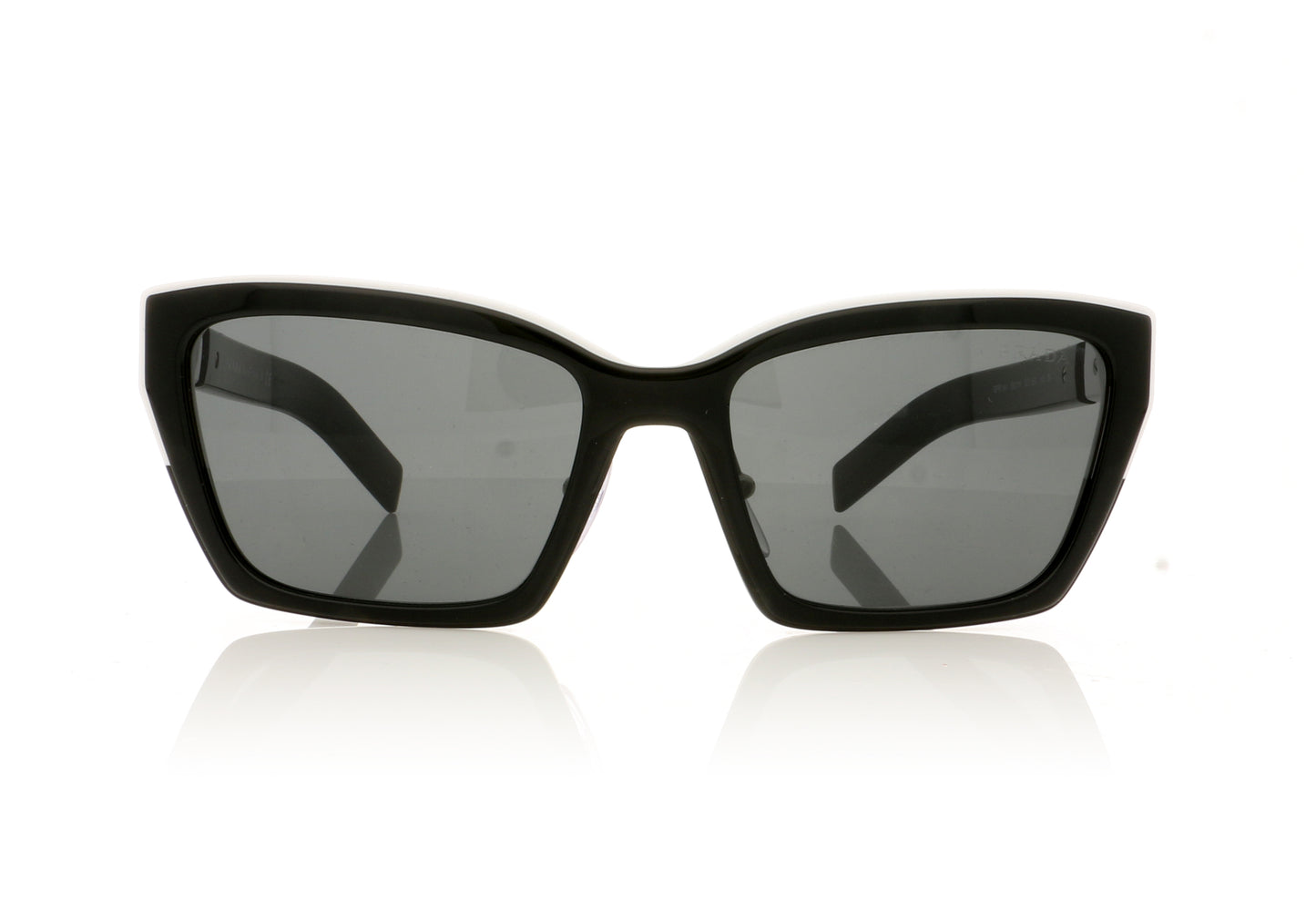 Prada 0PR 14XS 02C5S0 Black Sunglasses - Front