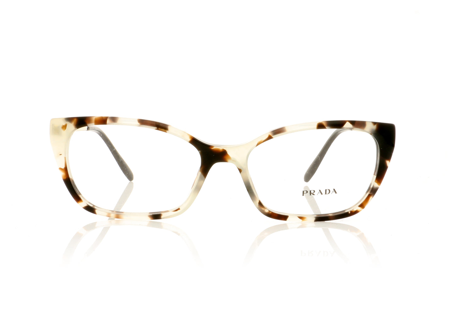 Prada VPR14X 0PR14XV UAO-101 Spotted Brown Glasses - Front