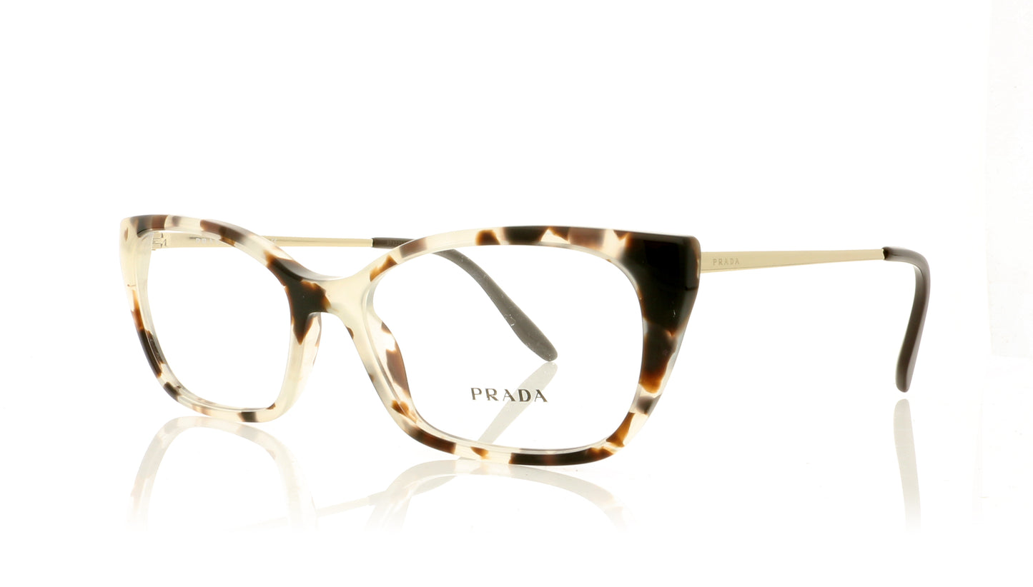 Prada VPR14X 0PR14XV UAO-101 Spotted Brown Glasses - Angle