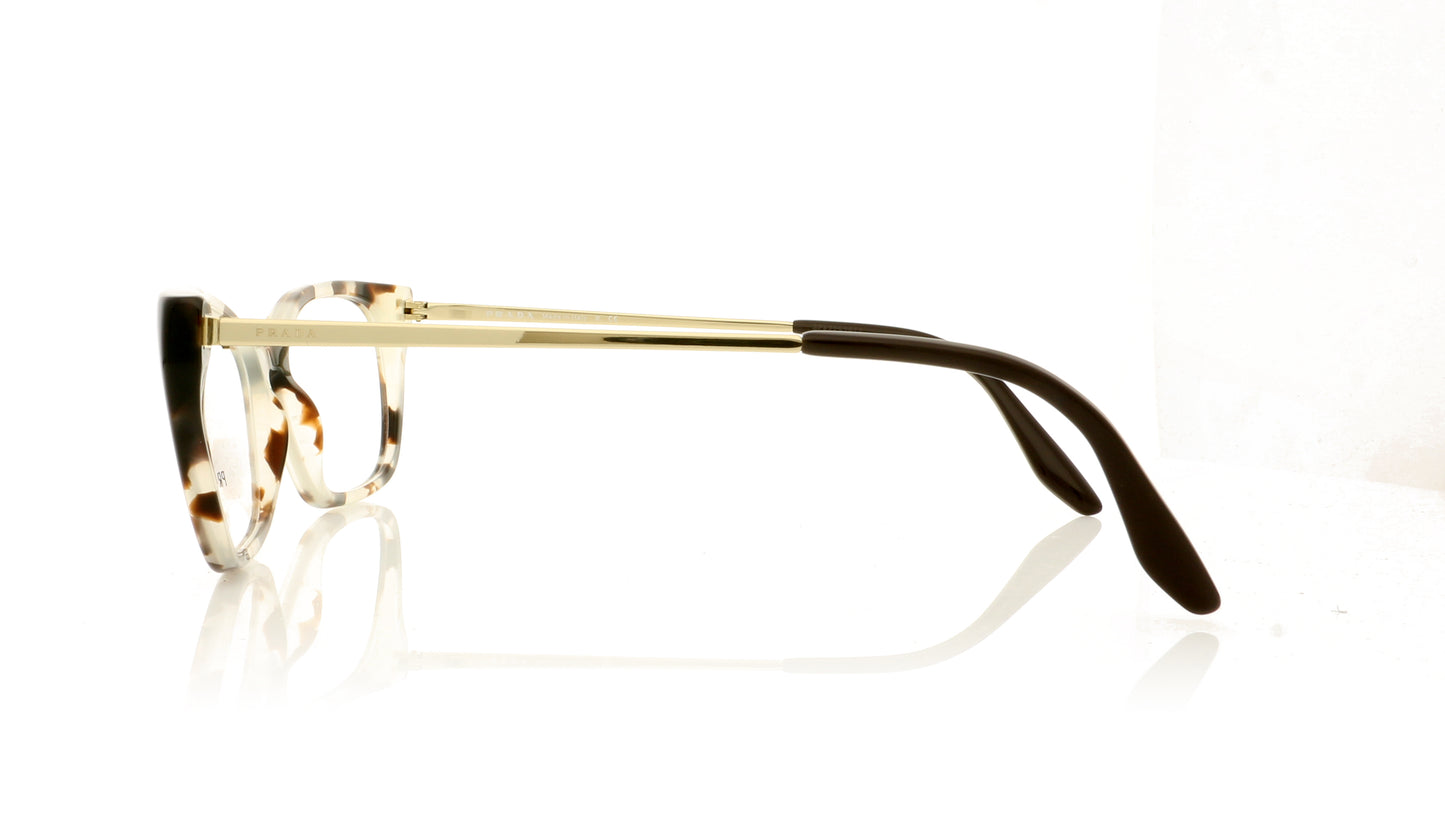 Prada VPR14X 0PR14XV UAO-101 Spotted Brown Glasses - Side