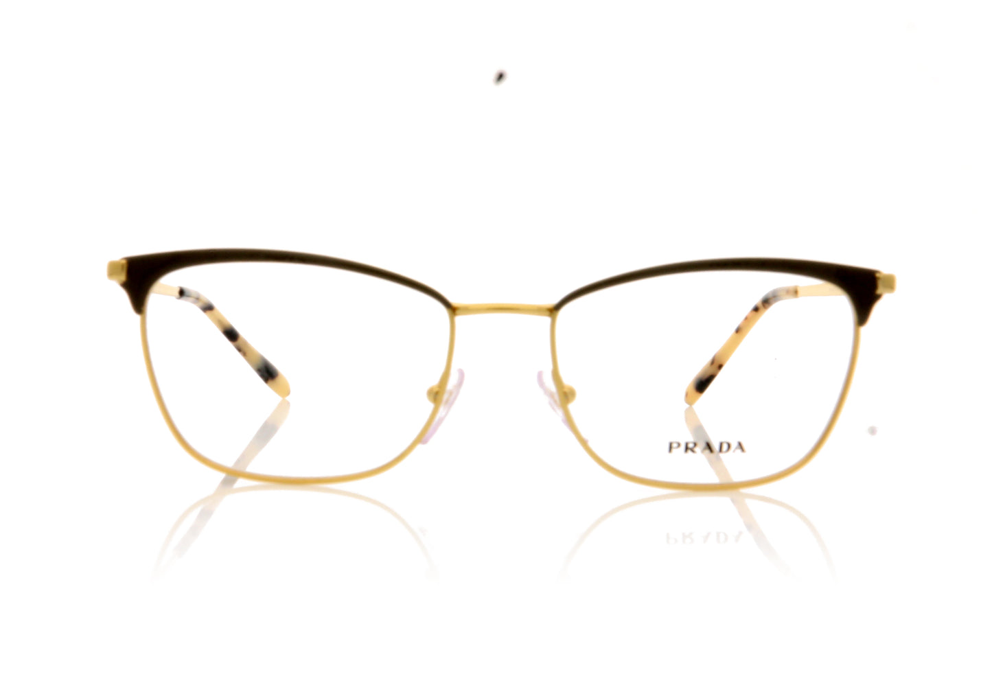 Prada 0PR57WV 03H1O1 Brown Glasses - Front
