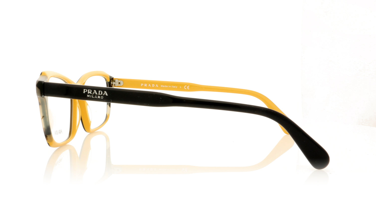 Prada VPR 01V 101 3OZ Glasses - Side